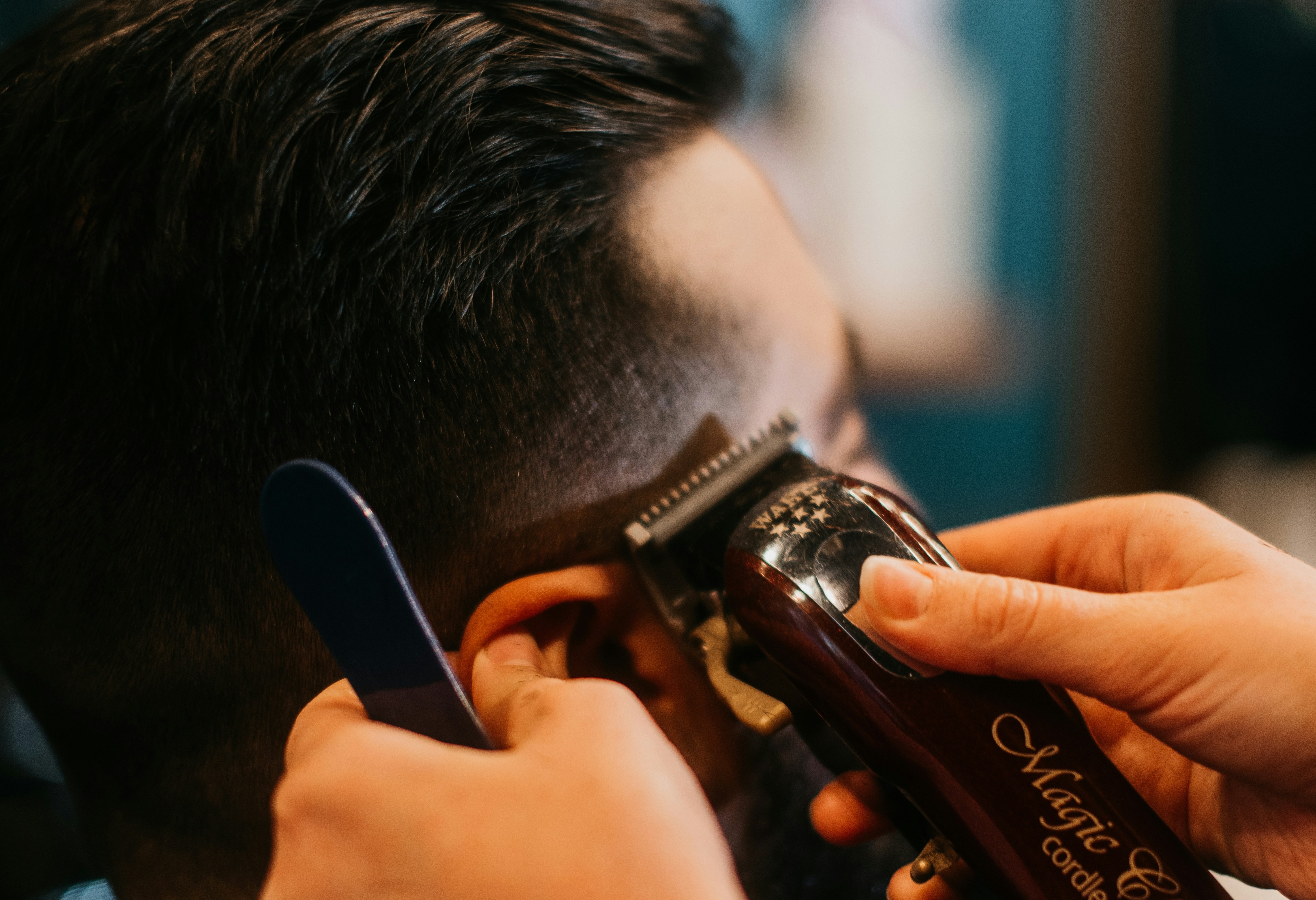 Salon or barbershop counter running Modula